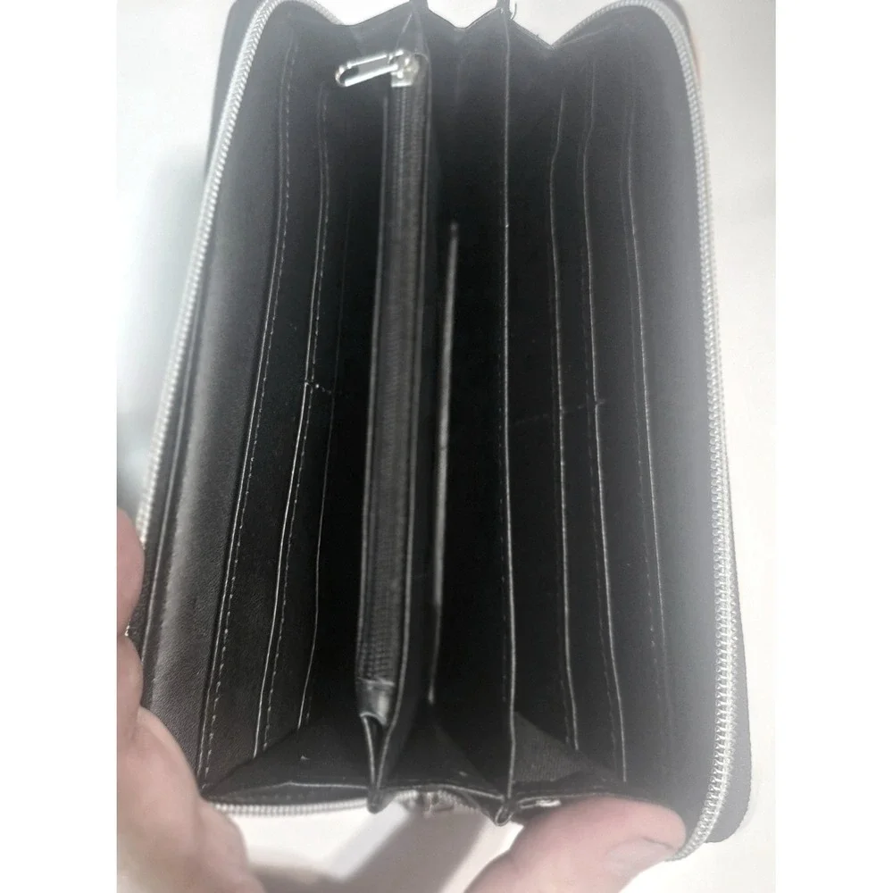 Star‎ Wars The Mandalorian Zip Around Wallet Cara Dune IG-11 Long Clutch Black